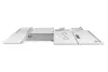 DIGITUS DN-19 07U-S-1 19" 7U 370x540x400mm lapraszerelt üvegajtós szürke fali rack szekrény