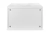 DIGITUS DN-19 07U-S-1 19" 7U 370x540x400mm lapraszerelt üvegajtós szürke fali rack szekrény