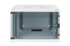 DIGITUS DN-19 07U-S-1 19" 7U 370x540x400mm lapraszerelt üvegajtós szürke fali rack szekrény