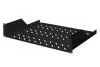 DIGITUS DN-19 TRAY-2-SW 19"" 2U 370mm mély fekete fix polc