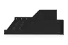DIGITUS DN-19 TRAY-2-SW 19"" 2U 370mm mély fekete fix polc