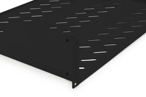 DIGITUS DN-19 TRAY-2-SW 19"" 2U 370mm mély fekete fix polc