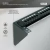 DIGITUS DN-48004 19" 4U fekete hálózati fali konzol