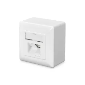   DIGITUS DN-9006-N Cat.6 Modulo50 dupla falon kívüli aljzat 2xRJ45 árnyékolt csatlakozóval