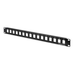   DIGITUS DN-91400 19" 1U 16port fekete moduláris üres patch panel