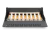 DIGITUS DN-91608SD Cat.6 8port asztali fekete árnyékolt patch panel