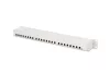 DIGITUS DN-91624S-EA 19" 1U 24port Cat.6A kompakt szürke árnyékolt patch panel