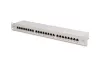 DIGITUS DN-91624S 19" 1U 24port Cat.6 kompakt szürke árnyékolt patch panel