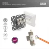DIGITUS DN-93615 Cat.6A árnyékolt szerszám nélkül szerelhető Keystone Jack