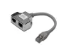 DIGITUS DN-93904 Cat.5e árnyékolt RJ45/RJ45 LAN-LAN lengő Y elosztó
