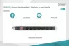 DIGITUS DN-95402 19" 1U PDU alumínium 7x Schuko aljzat CEE7/7 csatlakozó kapcsolós hálózati 2m elosztósor