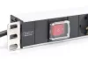 DIGITUS DN-95402 19" 1U PDU alumínium 7x Schuko aljzat CEE7/7 csatlakozó kapcsolós hálózati 2m elosztósor