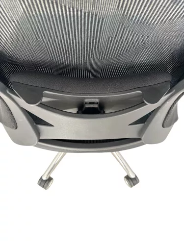 Aarven Fekete/kék, 4D kartámlás, deréktámlás, kihúzható lábtámlás,  Irodai forgószék