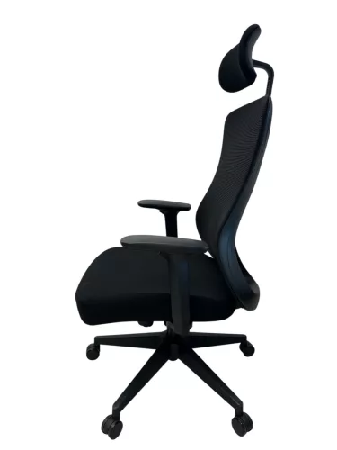 Aarven, Fekete, 3D kartámaszos, 2D fejtámaszos, deréktámaszos, Irodai szék  /2db/