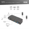 DIGITUS DS-12874 UHD 4K 60Hz 2 port HDMI KVM Switch