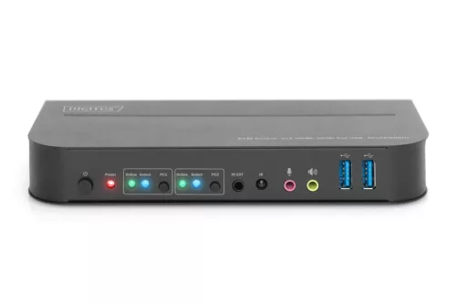 DIGITUS DS-12874 UHD 4K 60Hz 2 port HDMI KVM Switch