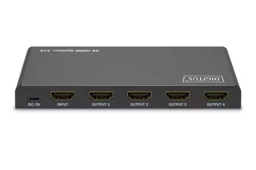 DIGITUS DS-55337 4 portos 4K/60Hz HDMI splitter