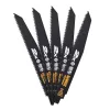 DEWALT Orrfűrészlap, 228mm, 5db, fa+szög, 6 TPI