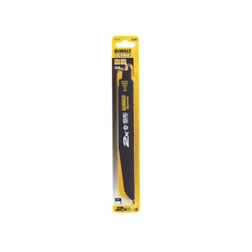 DEWALT Orrfűrészlap, 228mm, 5db, fa+szög, 6 TPI