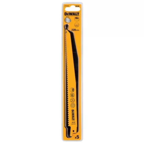 DEWALT Orrfűrészlap, 228mm, 5db, műanyag, kettősfém