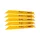 DEWALT Orrfűrészlap, 203mm, 5db, fém, 3-8mm, kettősfém