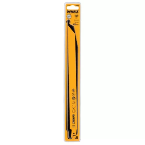 DEWALT Orrfűrészlap, 305mm, 5db, fém, gumi, üveg, kettősfém