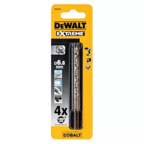 DEWALT Fémfúrószár, HSS-E, 6,8mm, ipari kobalt
