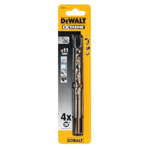 DEWALT Fémfúrószár, HSS-E, 11mm, ipari kobalt