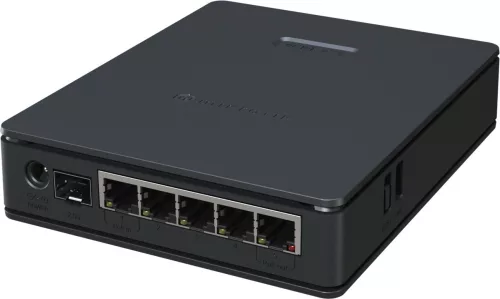 MikroTik E62iUGS-2axD5axT hAP ax S 5xGbE LAN 1x2.5G SFP port 802.11ax Wi-Fi 6 Vezeték nélküli router