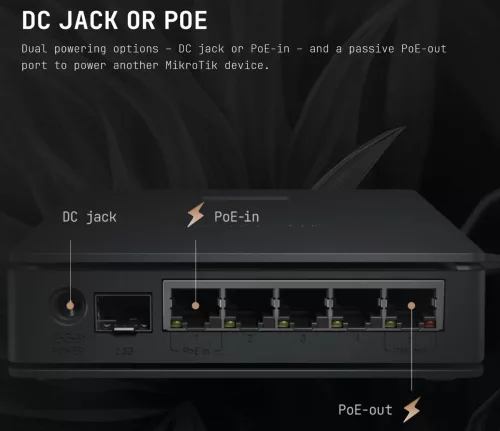 MikroTik E62iUGS-2axD5axT hAP ax S 5xGbE LAN 1x2.5G SFP port 802.11ax Wi-Fi 6 Vezeték nélküli router