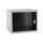 Legrand EVO9U6060 Evoline 19" 9U SZÉL:600 MÉLY:600 MAG:495 MAX:65kg üvegajtós szürke fali rack szekrény