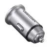 Vention USB-A+C (2port,18/20W, szürke, szivargyújtós), töltő
