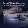Vention USB-A+C*2 (3port,100/75/36W, fekete,szivargyújtós), töltő