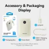 Vention FKAN0-C 10000mah, (bézs,22,5W), powerbank