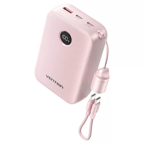 Vention FKBP0-C 20000mah, (rózsaszín,22,5W), powerbank