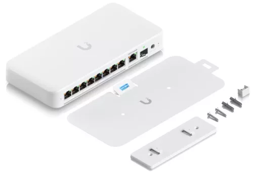 Ubiquiti UniFi USW-FLEX-2.5G-8-POE Flex 8x2.5GbE Multi-Gigabit LAN 1x SFP+ combo port 196W PoE++ switch