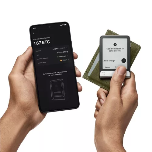 Ledger Flex Crypto Hardware Wallet with Recovery Key