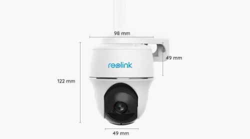 Reolink GO SERIES G430 WITH SOLAR PANEL ,5MP,H265,95°,IR10m,4G,akkumulátoros IP PT dómkamera + napelemes töltő