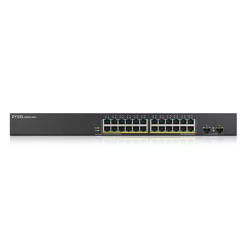 Zyxel GS1900-24HPV2-EU0101F v2 24xGbE PoE LAN (170W) port L2 smart menedzselhető Switch