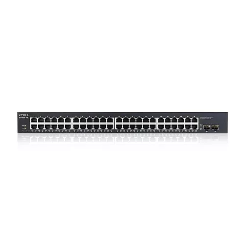 Zyxel GS1900-48-EU0102F v2 48xGbE LAN port L2 smart menedzselhető rackbe szerelhető Switch