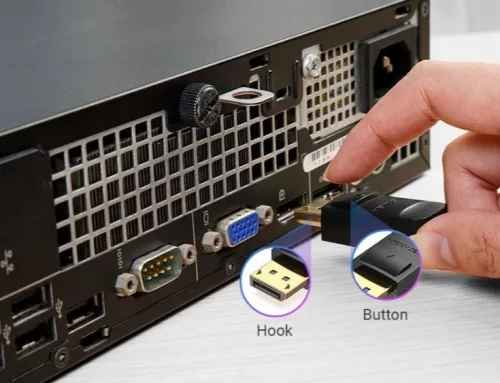 Vention mini Displayport -> Displayport, (fekete), 1,5m,  kábel