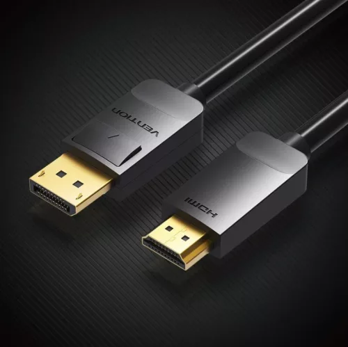 Vention Displayport -> HDMI, (fekete), 2m, kábel