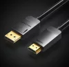 Vention Displayport -> HDMI,  (fekete), 3m, kábel