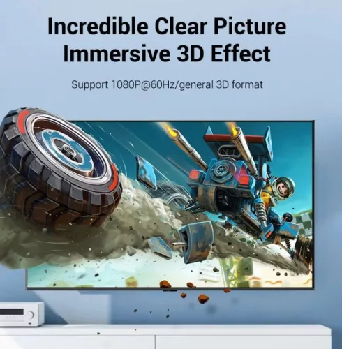 Vention Displayport -> DVI, (fekete), 1m, kábel