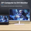 Vention Displayport -> DVI, (fekete), 1,5m, kábel