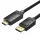 Vention DisplayPort/M -> HDMI (4K,szövet,fekete), 5m, kábel