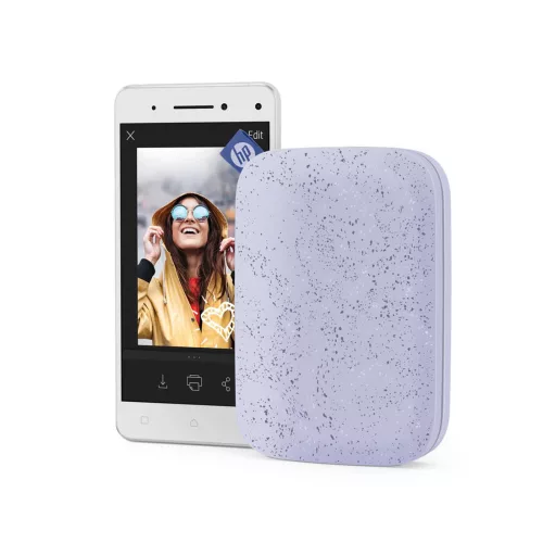 HP Sprocket hordozható fotónyomtató 2x3 hüvelykes lila