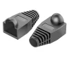Vention RJ45 (PVC, fekete), 50 darab, védőburkolat