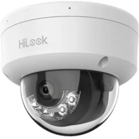   HiLook IPC-D140HA-LU(2.8mm) /Kültéri/4MP/2,8mm/IR/Láthatófény 30m/IK08/MD 2.0/Smart Hybrid Light PoE IP dóm kamera