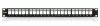 KELINE KEP-EMPTY-S 19"" 1U üres fekete patch panel 24 db keystone jack számára